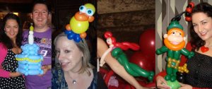 A selection of balloon models